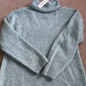 Turtleneck mini dress